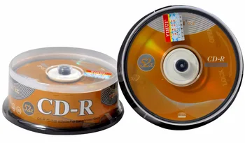 Didmeninė 25 diskai Klasės 700 MB Tuščią Yihui Geltona Banga Spausdinti CD-R Disko