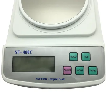 SF-400C 500g/0.01 g aukšto tikslumo svoris Skaitmeninės kišeninės elektroninės balansas papuošalai kinų medicinos masto