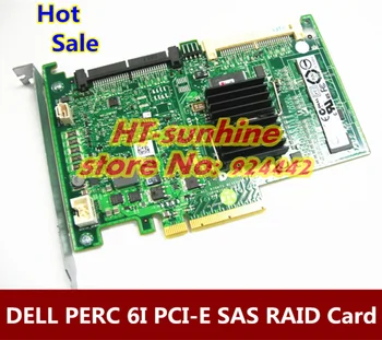 Aukštos Kokybės 1PCS PERC 6I RAID6 SAS RAID CONTROLLER PCI-E Card WY335 Kortelę Dell Poweredge su baterija ir laikiklis