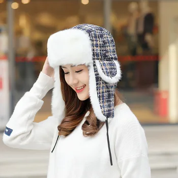 Lauko Vėjo Kelią Jojimo Bombonešis Kepurės Moterims, Vyrams, Earflap Skrybėlę Bžūp Šiaurės Rytų Šiltas Trapper Hat Korėjos Versija Mielas Rusijos Skrybėlę