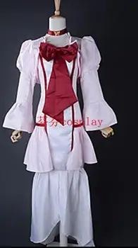 2016 Code Geass Nunnally Stebuklų Lolita Visą Rožinė Suknelė Anime Cosplay Kostiumai pagaminti pagal Užsakymą Bet kokio Dydžio
