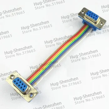 Aukštos Kokybės DB9 juostelės kabelis DIDC-9P vyrų ir moterų/moterį, moterų/vyrų vyrų kabelis DIDC DR9 COM jungties kabelį---5vnt