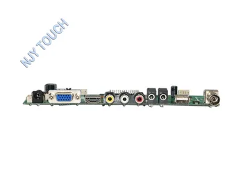 LA.MV56U.Naujas Universalus HDMI, USB, AV VGA ATV PC LCD Valdiklis Valdybos 13.3 colių 1366x768 B133XW01 LED LVDS Stebėti Rinkinys