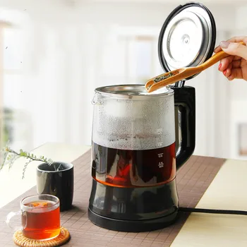 Elektrinis virdulys Juodoji arbata virti pu 'er prietaiso automatinis elektrinis garo verdančio vandens stiklinę arbatos virimo po