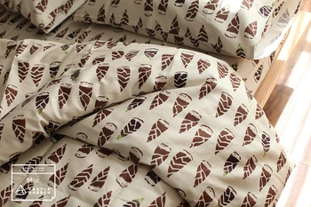 Medvilnės, Bambuko Ūgliai Spausdinti Japonija Stiliaus patogus patalynės komplektas king size antklode padengti nustatyti paklode/antklode padengti/pagalvės užvalkalą