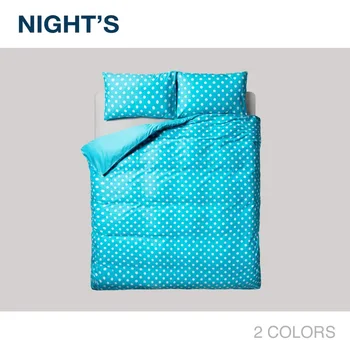 Prekės Medvilnės Dot Spalvų trumpas comfotable patalynės komplektas lova, drabužių 4pcs antklode quitl padengti paklode lova padengti pagalvių užvalkalai