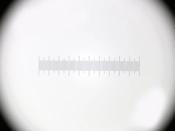 0.01 mm objektinio Staliuko Stiklo skaidrių Tinklelis Matavimo Kalibravimas Valdovas DIV=0.01 mm Biologinis Mikroskopas Stereo mikroskopas