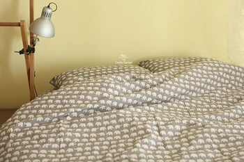 Medvilnės Animacinių filmų Dramblys Spausdinti patogus patalynės komplektas king size antklode padengti nustatyti paklode lova padengti/antklode padengti/pagalvės užvalkalą