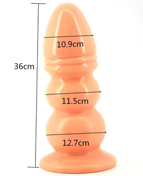 360*127mm Super didžiulis kūnas bokštas analinis kaištis anal beads big butt plug analinis plėtra prostata masažas sekso žaislai poroms