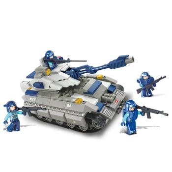 S Modelis Suderinamas su Lego B0205 260pcs Specialiųjų Pajėgų Tankas Modelių Kūrimo Rinkiniai Blokai Žaislai Hobis, Pomėgiai Berniukų, Mergaičių