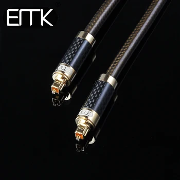 EMK Anglies pluošto apvalkalo pluošto optinį digital SPDIF toslink audio kabelis OD8.0