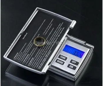 1KG 0.1 Mini Notepad Formos Virtuvė Masto Nešiojamas Skaitmeninis LCD Papuošalai Svarstyklės Lab Deimantas, Perlas Balansas Svoris Tikslumo 1000g