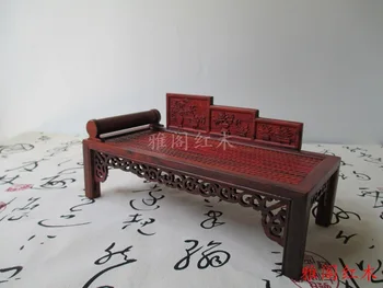 Naujos gamyklos tiesioginės raudona mediena, smulkūs baldai, medienos amatų ornamentai Royal lova modeliai mišrios partijos