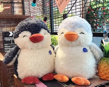 Apie 25cm kietas pingvinas pliušinis žaislas minkšta lėlė baby žaislas gimtadienio dovana s0989