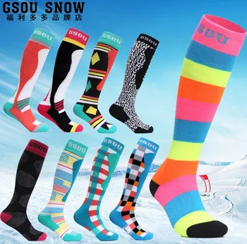 Gsou sniego porų šiltas slidinėjimo kojinės moterims, vyrams storio šiluminė snieglenčių slidinėjimo kojinės žiemos lauko sporto kojinės aukštos kokybės