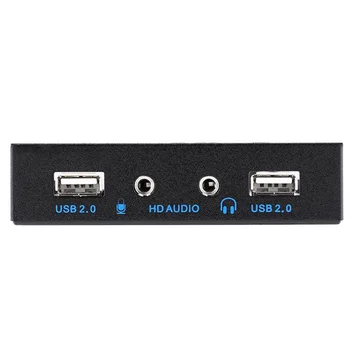Lt-Labs 2 Port USB 2.0 USB 3.0 Hub PC 3.5 Priekinio Skydelio Audio jungtis, Mikrofono Laikiklis, Adapteris, skirtas Desktop 3.5 Colio Floppy Bay