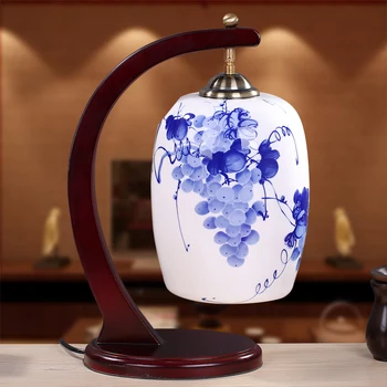Kinijos šviesos keramikos kūrybinis nauja lentelė, šviesos miegamajame, naktiniai staleliai, lempa, LED lempos, stalo lempos kambaryje šviesą studijų ZA1127945
