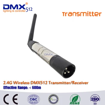 DHL Nemokamas Pristatymas 2.4 G bevielio DMX512 3pcs siųstuvas-imtuvas ir 11pcs imtuvas