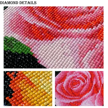 Sakura Diamond Tapybos vyšnių Vulkanas Nuotrauką, rankų darbo Siuvinėjimas Kristalų Mozaikos kryželiu Tapybos rinkinys, sienų Dekoras