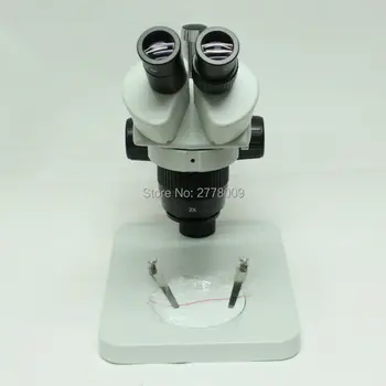 Žiūronų Stereo Mikroskopas Pramonės Mikroskopu 20X-40X Didinimas Su Metalo Stovas Reguliuojamas LED Žibintai