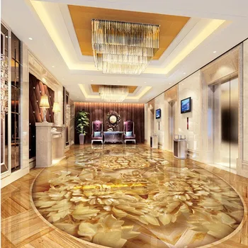 Nemokamas Pristatymas Kinijos medžio drožyba bijūnai, mediena 3D grindų dažymas tapetų biuras studija virtuvės grindys, sieniniai
