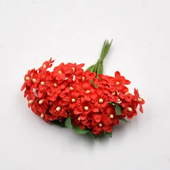 144pcs Mini Dirbtinio Šilko Gėlių Stamen Slyvų Puokštės, Vestuvių Dekoravimas 