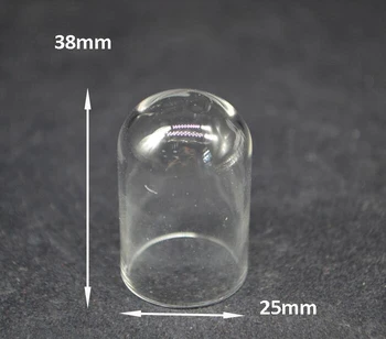 20pieces 38*25mm stiklo pasaulyje, su skyle varpo formos burbulas dome stiklo buteliukas buteliukas pakabukas karoliai pakabukas 