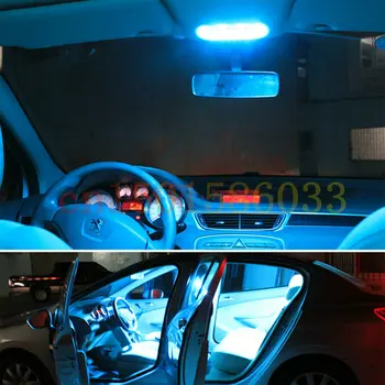 Nemokamas Pristatymas 10pc automobilių stiliaus LED Žibintai, Automobilių Stilius Hi-Q Interjero Paketas Rinkinys, Skirtas VW Golf 6 Didelis