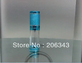 30ml mėlyna beoriu butelis su baltos spalvos/skaidrus siurblys naudojamas kosmetikos pakuotės