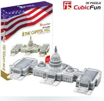 3D modelių ir žaislų, popieriniai dėlionės žaidimas, Jungtinės amerikos valstijos Kapitolijus mc074 ping