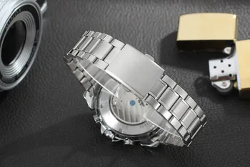 JARAGAR Tourbillon Tuščiaviduriai Automatinis Laikrodis Atsitiktinis Nerūdijančio Plieno Mechaninė Žiūrėti Relogio Masculino