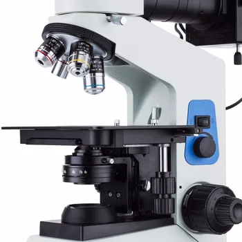 Dual-šviesa Poliarizuota Metalurgijos Mikroskopas-AmScope Prekių 40X-500X Trinokulinis Dual-šviesa Poliarizuota Metalurgijos Mikroskopą