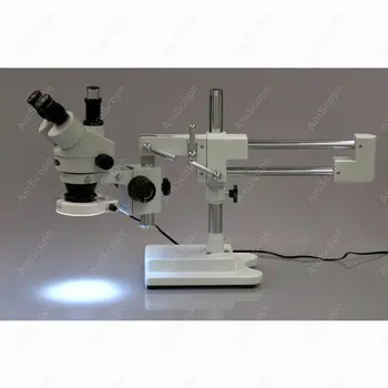 Zoom Stereo Mikroskopas--AmScope Prekių 3,5 X-90X Pramonės Kontrolės Trinokulinis Zoom Stereo Mikroskopas w/ 80 LED Šviesos