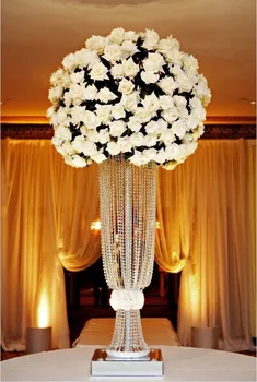 Vestuvių Stalo Dekoracija Dirbtinio Šilko Gėlės/ Gėlių Puokštė Laikiklis /Tortas Stovas/šalies Stalo Stovi fonas (100cm aukštis