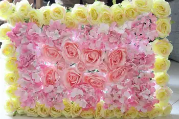 SPR Nemokamas Pristatymas 60*40cm 10vnt/daug sumaišykite spalvos Dirbtinio šilko rožė gėlių sienos vestuvių fone, vejos/ramstis rinkos apdaila