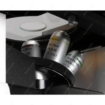 Fazių Kontrasto-AmScope Prekių 40x-800x Planą Fazių Kontrasto Kultūros Invertuotas Fluorescencinis Mikroskopas prekės KODAS: IN300TB-FL