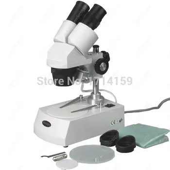 Monetos/Antspaudas-AmScope Prekių Žiūronų Stereo Mikroskopas su Top & Bottom Žibintai 5X-10X-15X-30X