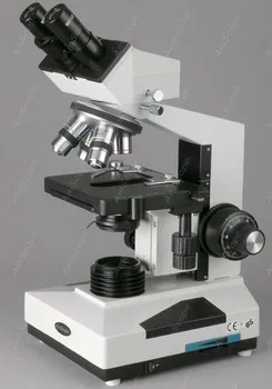 LED Brinocular Junginys, Mikroskopu--AmScope Prekių 40X-1600X LED Brinocular Junginys Mikroskopą
