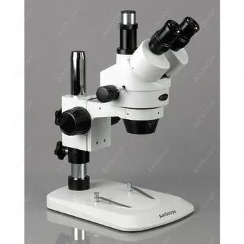 Pramonės Kontrolės Zoom Stereo Mikroskopas--AmScope Prekių 7X-45X Trinokulinis Pramonės Kontrolės Zoom Stereo Mikroskopas