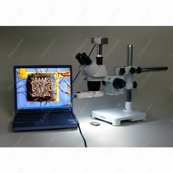 Stereo Bumas Mikroskopu--AmScope Prekių 20X & 40X Stereo Bumas Mikroskopas + Fluorescencinė Šviesa + 3MP Kamera