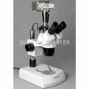 Engravers, gemologists-AmScope Prekių 5X-10X-15X-30X Trinokulinis Stereo Mikroskopas su Top & Bottom Žibintai