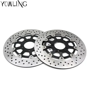 2PCS Motorcycle Accessories Front Floating Brake Disc Rotor For SUZUKI GSX1400 GSX 1400 2001 2002 2003 2004 2005 2006 2007 2008