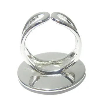 Beadsnice žalvario reguliuojamas žiedo bazės labiausiai mados dizaino 
