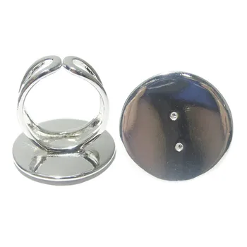 Beadsnice žalvario reguliuojamas žiedo bazės labiausiai mados dizaino 