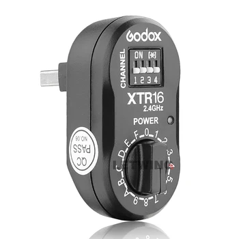 Naujausias Godox X1T-S TTL 2.4 G Flash Trigger Siųstuvas +3 vnt XTR-16 2.4 G Flash Imtuvas rinkinyje