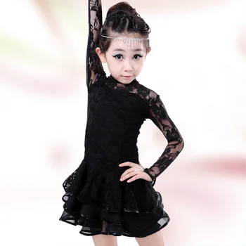 2017 m. naujos vaikų kostiumai šokio kostiumai merginos treniruojasi šokių lotynų šokių baleto kūno ultra veiklos pagal