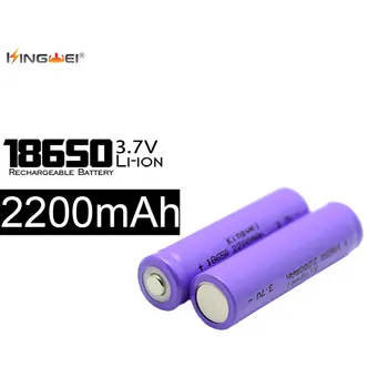 4pcs Kingwei 3.7 v, 2200mah 18650 Li-ion Baterija Powerbank Powerbank E-Cigarečių Žibintuvėlis powerbank Atsuktuvas