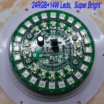 Maloniai RGB LED nuotolinio valdymo pultelis apdailos lengvosios grandinės led įkrovimo baterija