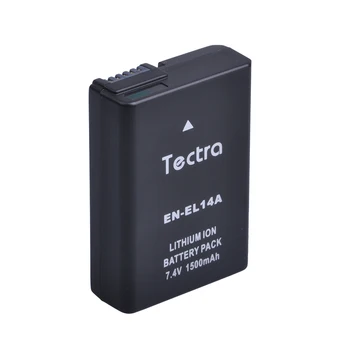 Tectra EN-EL14 LT-EL14a 2vnt Bateria + LED Ekranas, USB Dual Kroviklis Nikon D5600 D5300 D5200 D3200 D3300 D3400 D5100 D3100