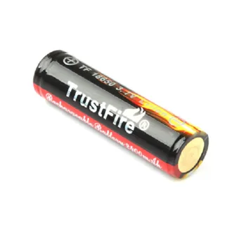 2VNT/DAUG Originali Produkto TrustFire 3.7 V, 2400mAh 18650 Li-ion Baterija Įkraunama Saugomų Li-ion Baterija led